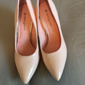 Peach heel from Charlotte Russe diva lounge brand